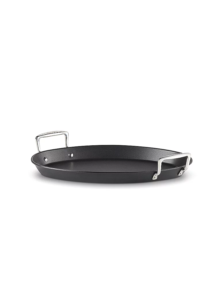 LE CREUSET Aluminium-Antihaft ovale Pfanne 40cm/2l Schwarz schwarz baby 3